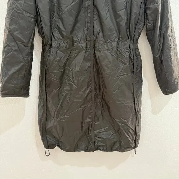 Athleta Summit Primaloft Insulated Parka Jacket Black Size Small